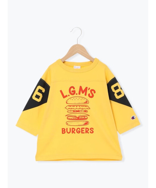 【Champion別注】7分袖フットボールTシャツ
