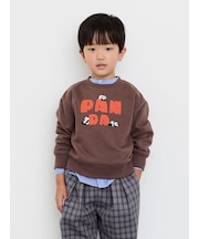 パンダ刺繍ロゴトレーナー