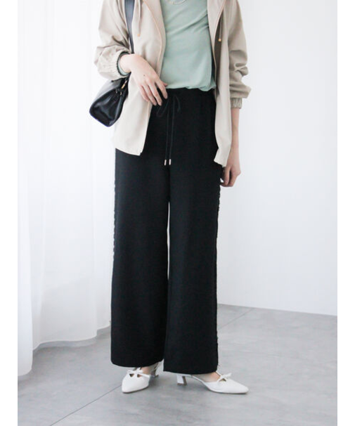 サイドレースイージーパンツ