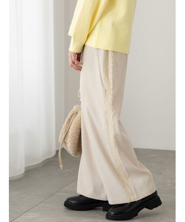 サイドレースイージーパンツ