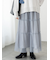 プリーツチュールティアードスカート