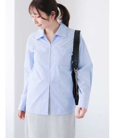 ジップアップシャツ《2025spring catalog item》