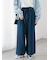 ウエストリボンタックワイドデニムパンツ《2025spring catalog item》