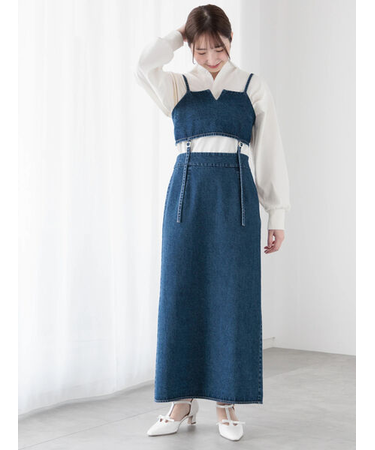 ビスチェ2WAYキャミワンピース(セットアップ可)《2025spring catalog item》