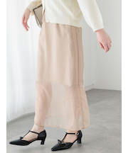 シアーレイヤードセットスカート《2025spring catalog item》