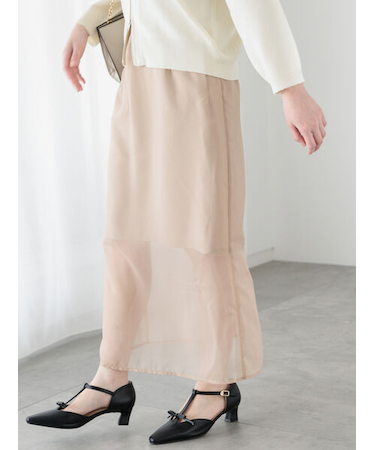 シアーレイヤードセットスカート《2025spring catalog item》
