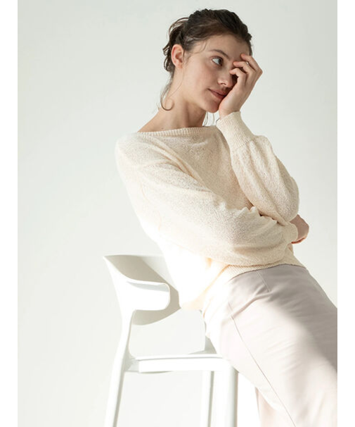 ブークレボートネックニット《2025spring catalog item》