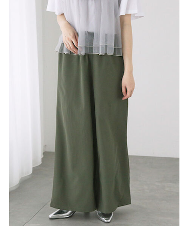 【イージーケア】無地/ドットイージーパンツ