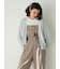 スラブクロップドVネックカーディガン《2025spring catalog item》