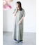 【日比谷花壇コラボ】刺繍ライクプリントワンピース