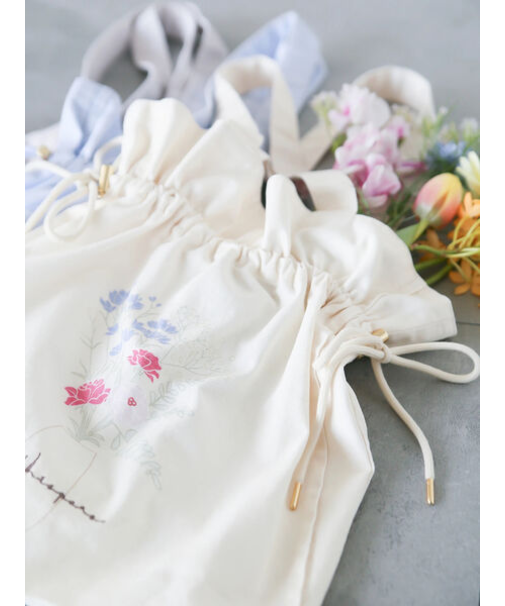 【日比谷花壇コラボ】フラワープリントバッグ