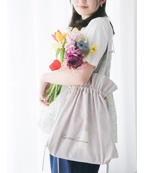 【日比谷花壇コラボ】フラワープリントバッグ