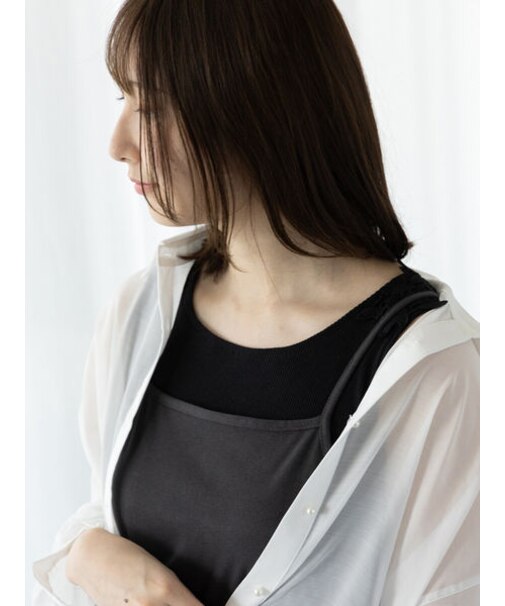 モチーフレースタンクトップ