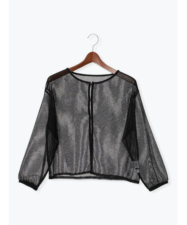 シアーストライプトップス