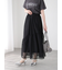メッシュアシメティアードスカート《2025summer catalog item》