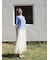 メッシュアシメティアードスカート《2025summer catalog item》