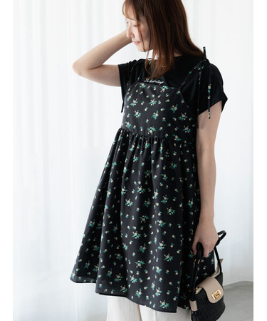 フラワープリントミニキャミワンピース《2025summer catalog item》