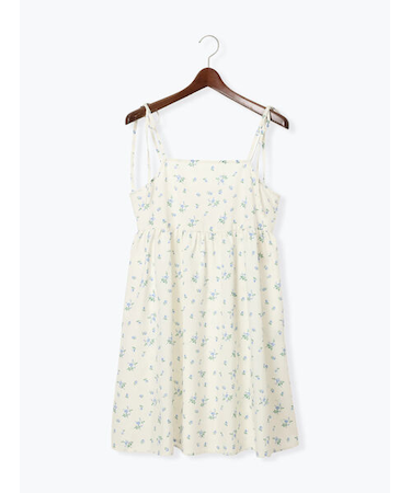 フラワープリントミニキャミワンピース《2025summer catalog item》