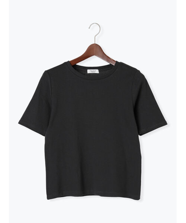 無地/ラメボーダー半袖Tシャツ