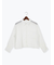 ストライプクロップドシアーシャツ