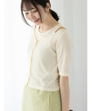 シアーテレコレイヤードアンサンブル《2025summer catalog item》