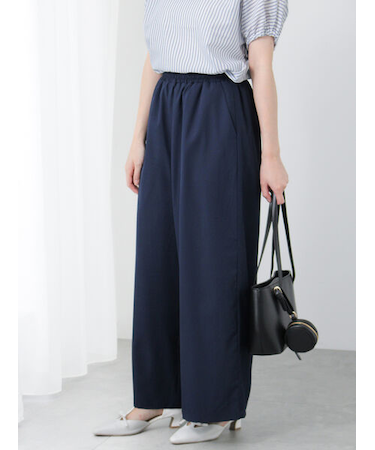 【イージーケア】無地/ドットイージーパンツ