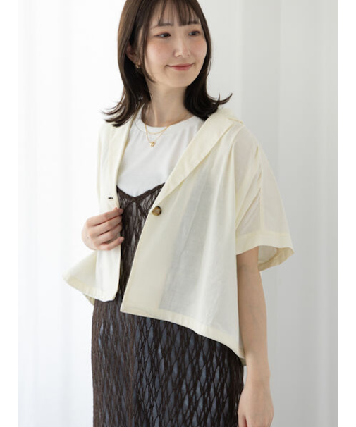 テーラーカラー羽織りシャツ《2025summer catalog item》