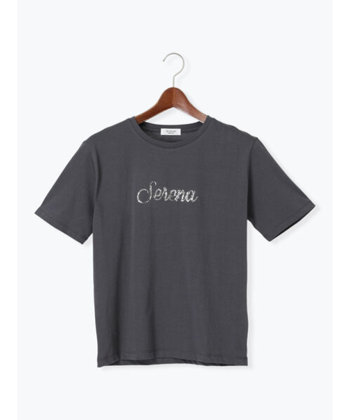 スパンコールロゴTシャツ