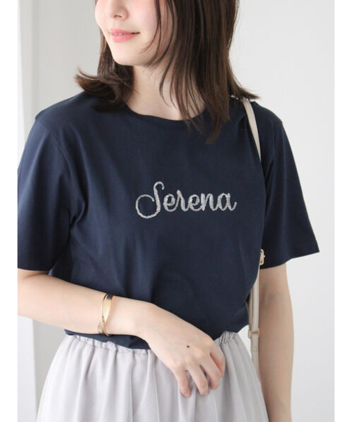 スパンコールロゴTシャツ