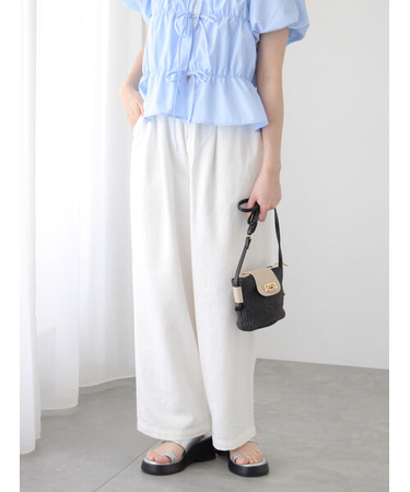 デニムイージーパンツ