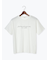 【接触冷感】筆記体ロゴプリントTシャツ