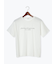 【接触冷感】筆記体ロゴプリントTシャツ