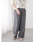 サイドラインストレートパンツ