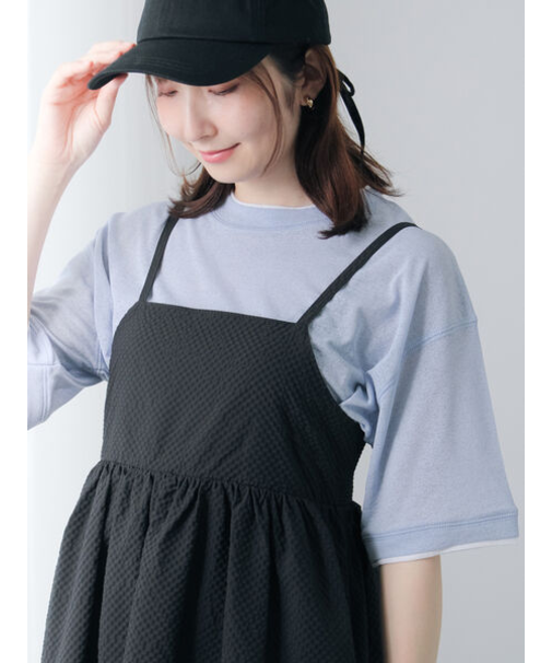 バイカラーシアートップス