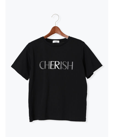 ラインストーン×刺繍Tシャツ