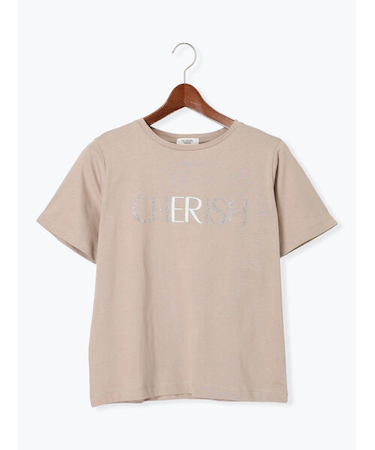 ラインストーン×刺繍Tシャツ