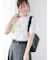 フラワー転写プリントTシャツ