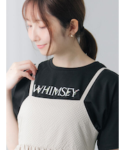 フラワーロゴプリントTシャツ