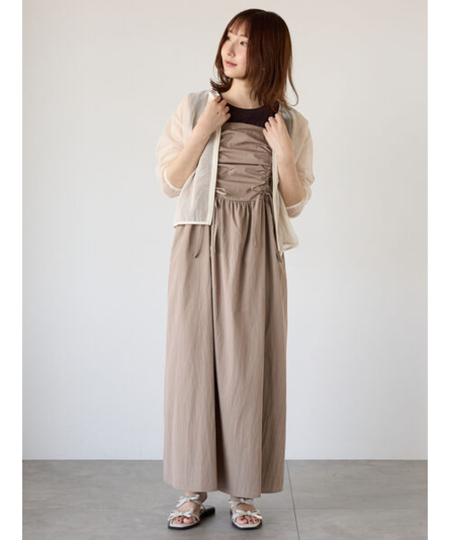 ドロストキャミワンピース