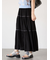 パイピングティアードスカート