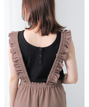 前後2WAYヘンリーネックタンクトップ