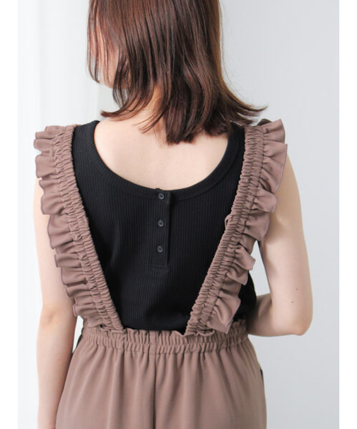 前後2WAYヘンリーネックタンクトップ