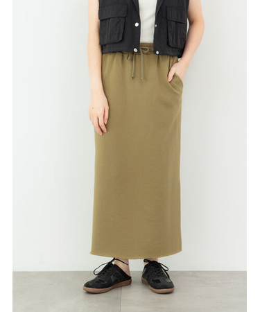 裏毛カットタイトスカート