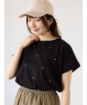 ハートモチーフホットフィットTシャツ