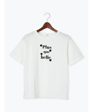 フラワーモチーフプリントTシャツ