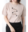 フラワーモチーフプリントTシャツ