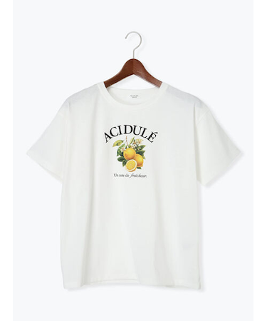 フルーツモチーフ柄Tシャツ
