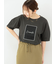 シアーアップリケTシャツ