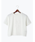 【接触冷感】レース刺繍クロップドTシャツ