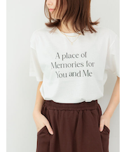 【接触冷感】ロゴプリントTシャツ